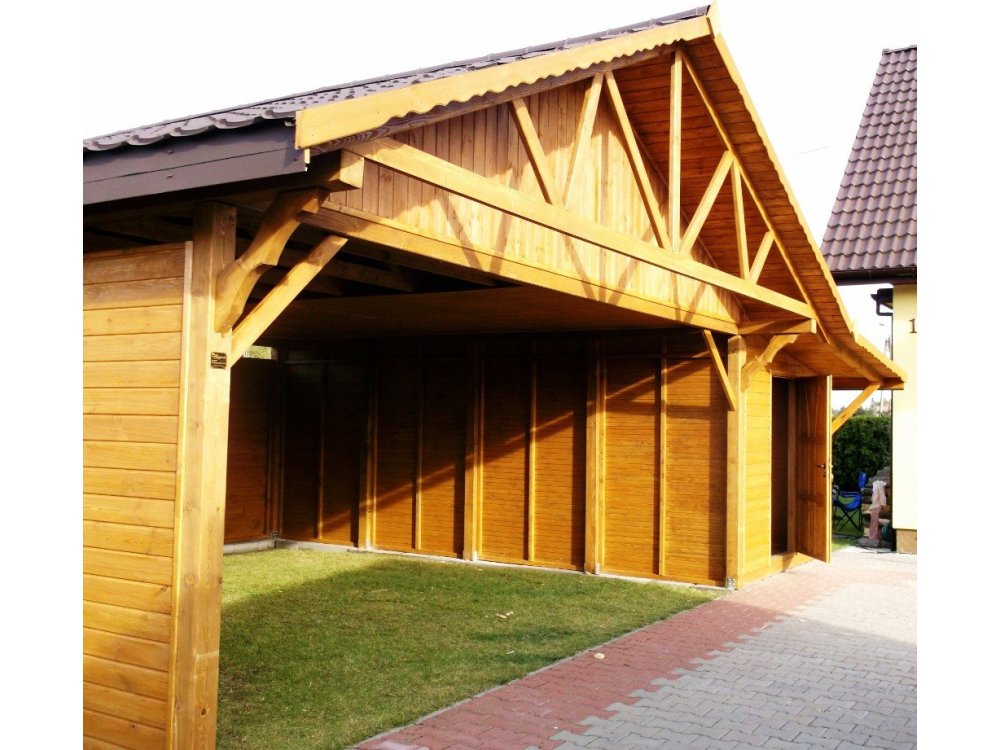 Two-Bay Carport WD3 – 6×6 m