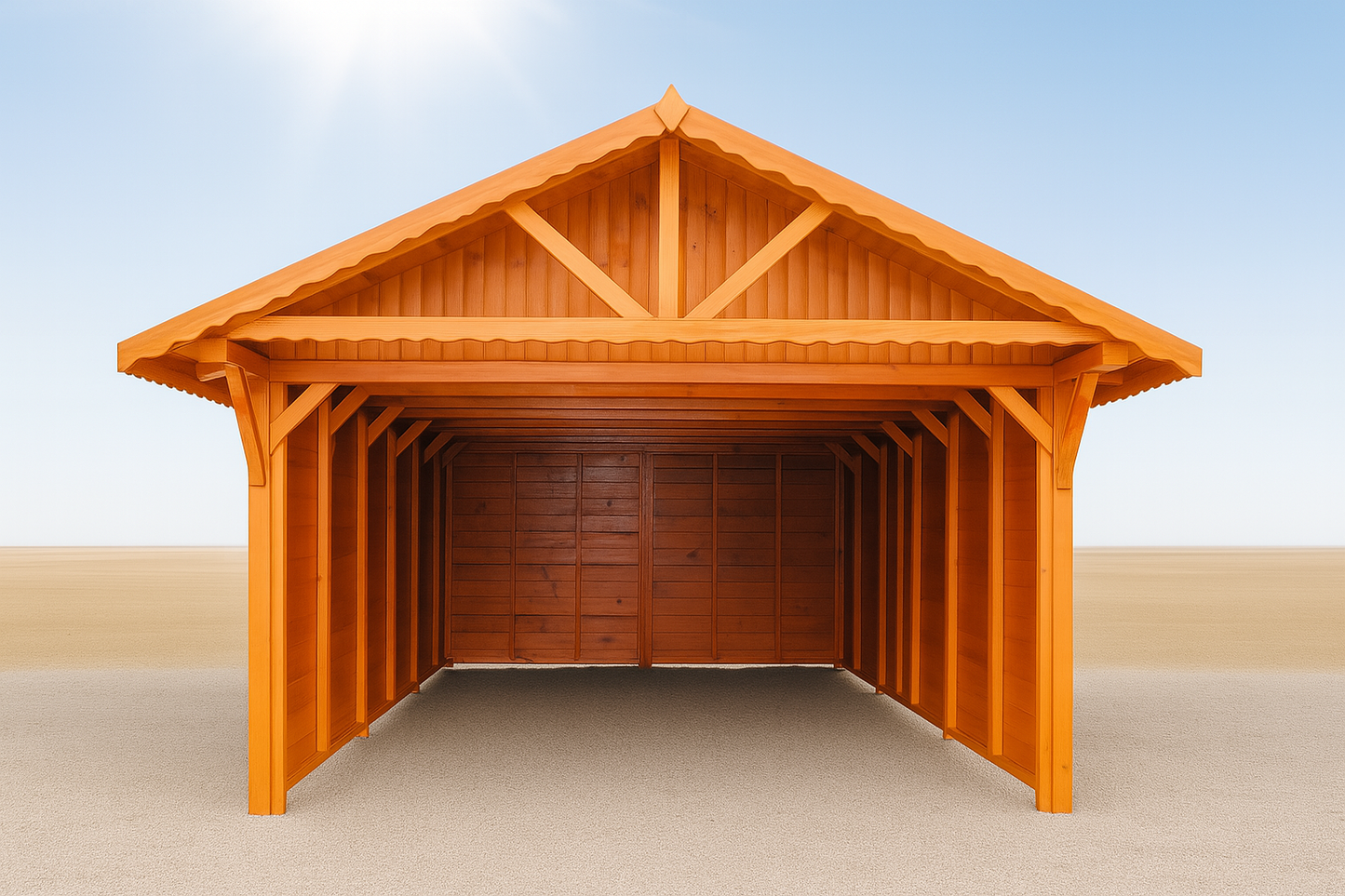 Single-Bay Carport WJ1 – 3.5×6 m