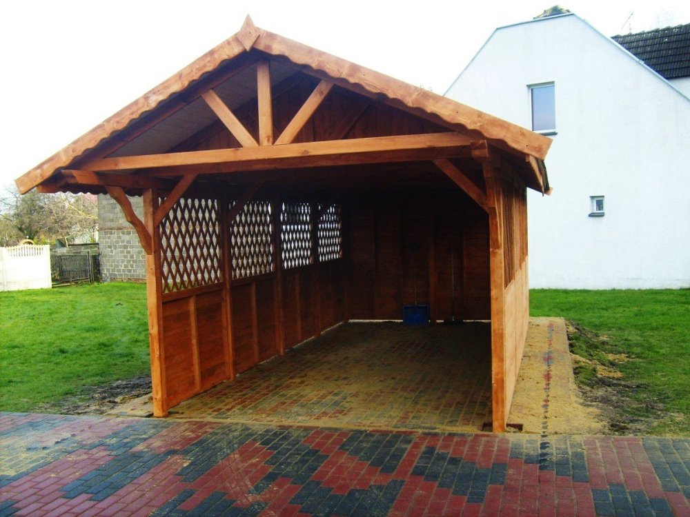 Single-Bay Carport WJ3 – 3×6 m