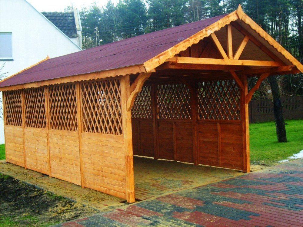 Single-Bay Carport WJ3 – 3×6 m