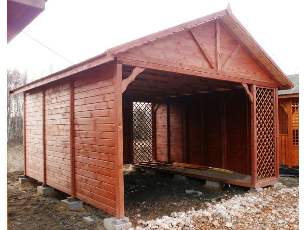 Single-Bay Carport WJ6 – 3.5×5 m