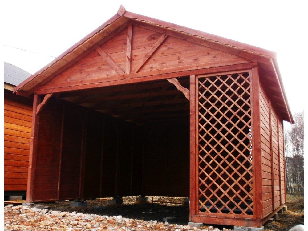 Single-Bay Carport WJ6 – 3.5×5 m