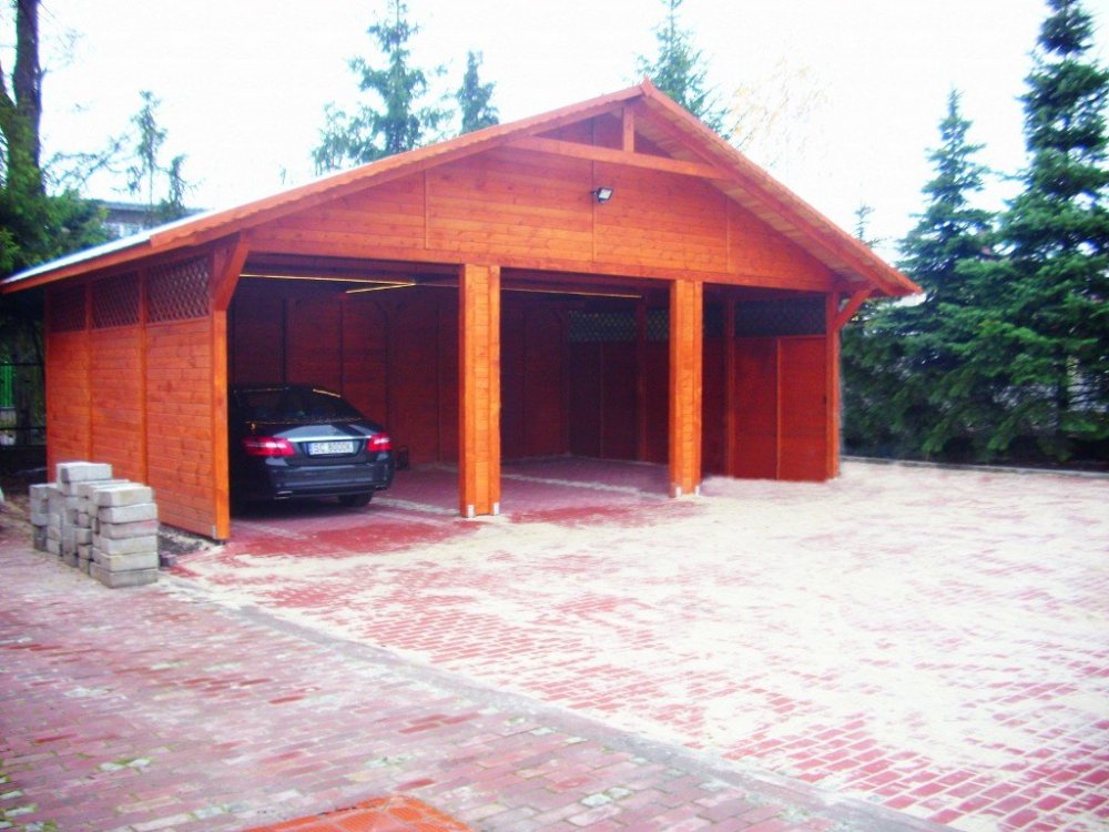 Three-Bay Carport WT1 – 9×6 m