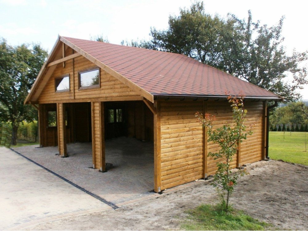 Three-Bay Carport WT2 – 9×5.5 m