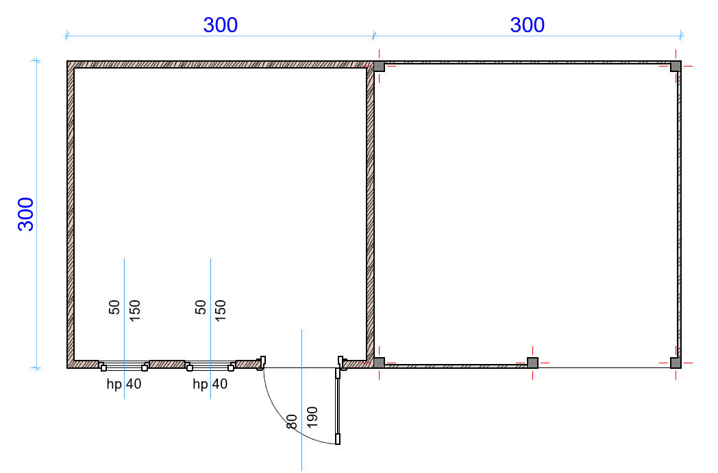 Garden House Chelsea wooden garden house floor plan