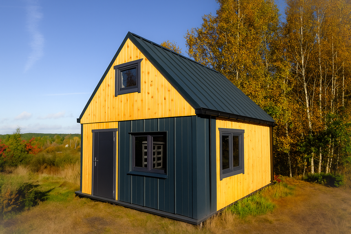 Loftwood koka māja A1 4,5 × 5,5 m | 35 m²