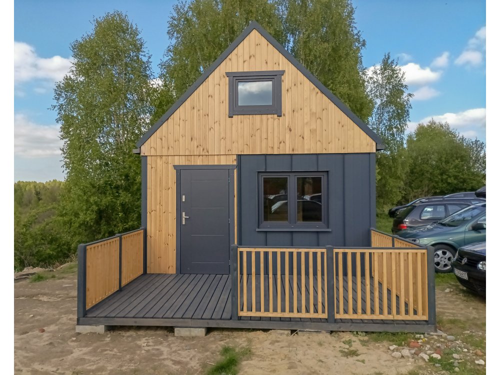 Loftwood koka māja A1 4,5 × 5,5 m | 35 m²