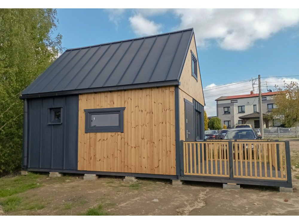 Loftwood koka māja A1 4,5 × 5,5 m | 35 m²