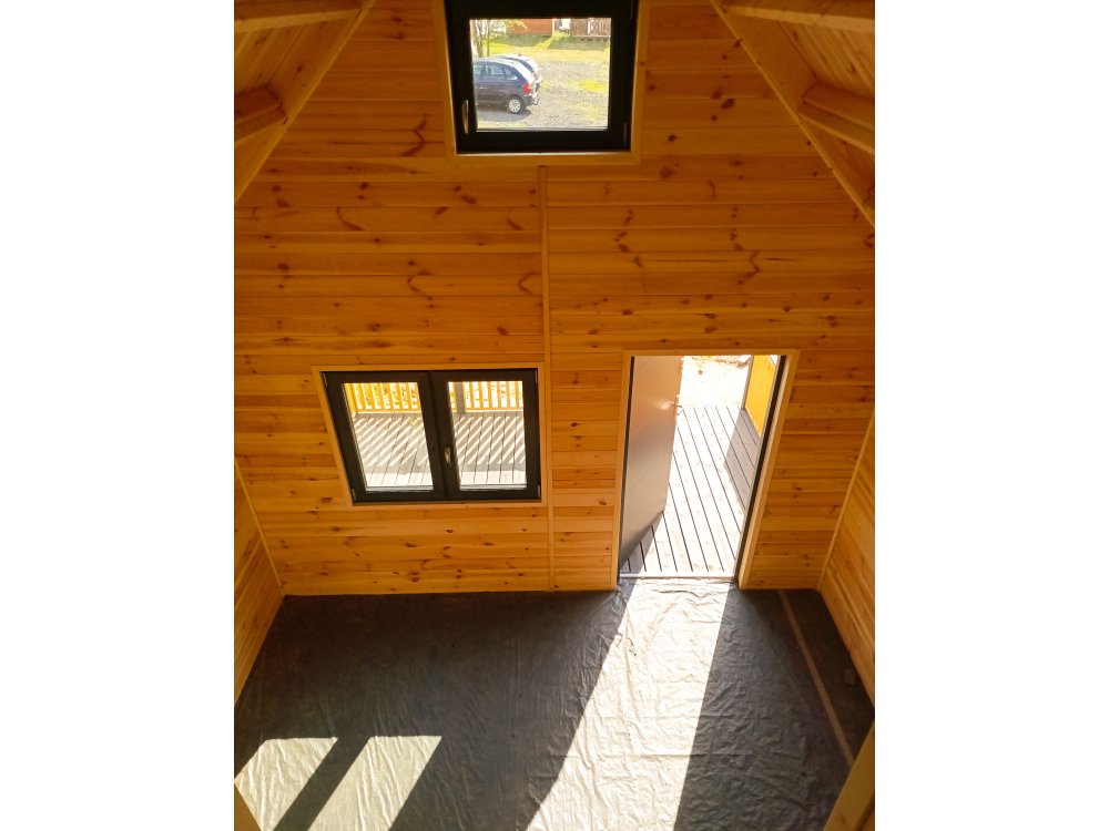 Loftwood koka māja A1 4,5 × 5,5 m | 35 m²