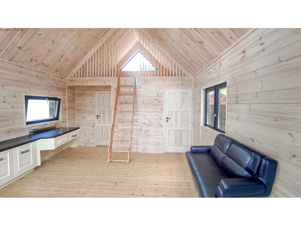 Loftwood koka māja A2 un A3 4,5 × 6,5 m | 35 m²