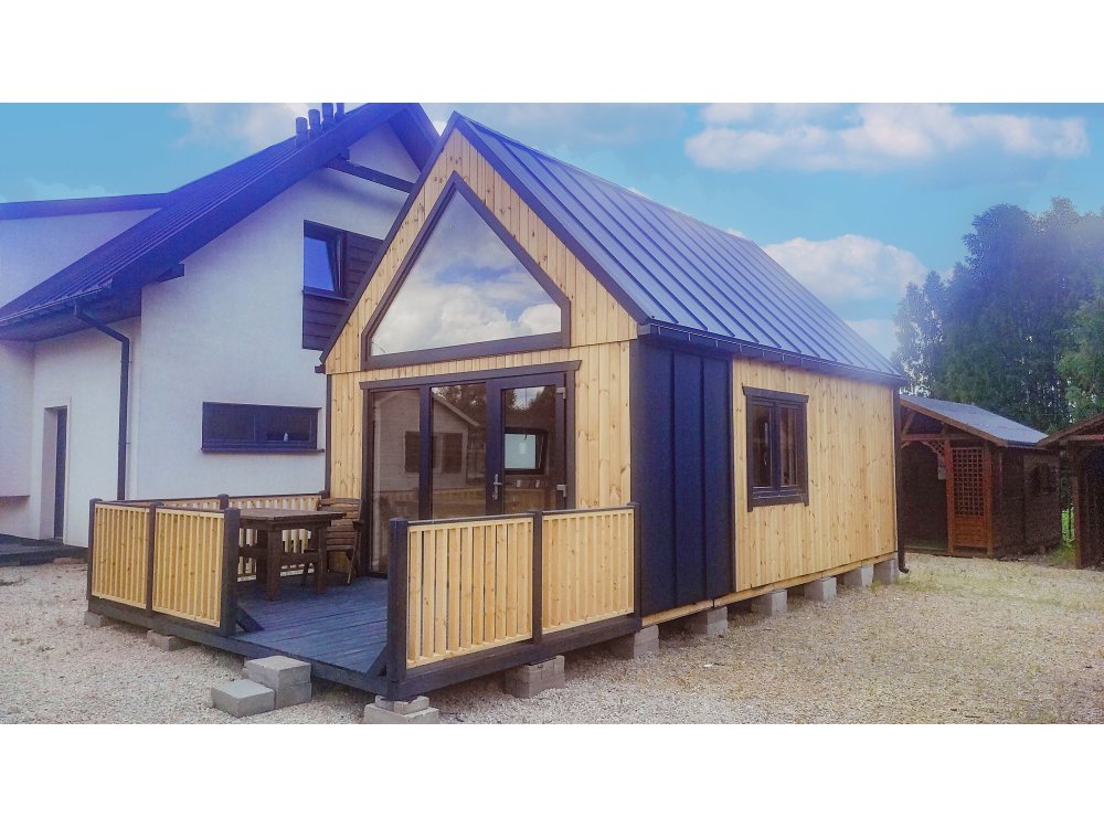 Loftwood koka māja A2 un A3 4,5 × 6,5 m | 35 m²
