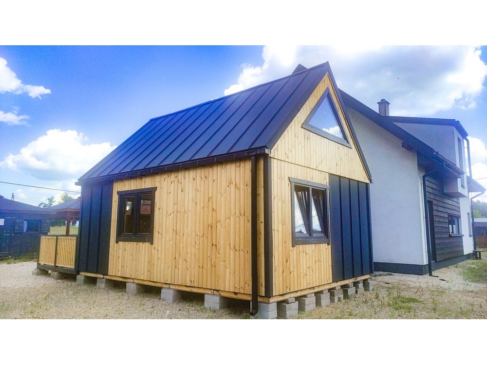 Loftwood koka māja A2 un A3 4,5 × 6,5 m | 35 m²