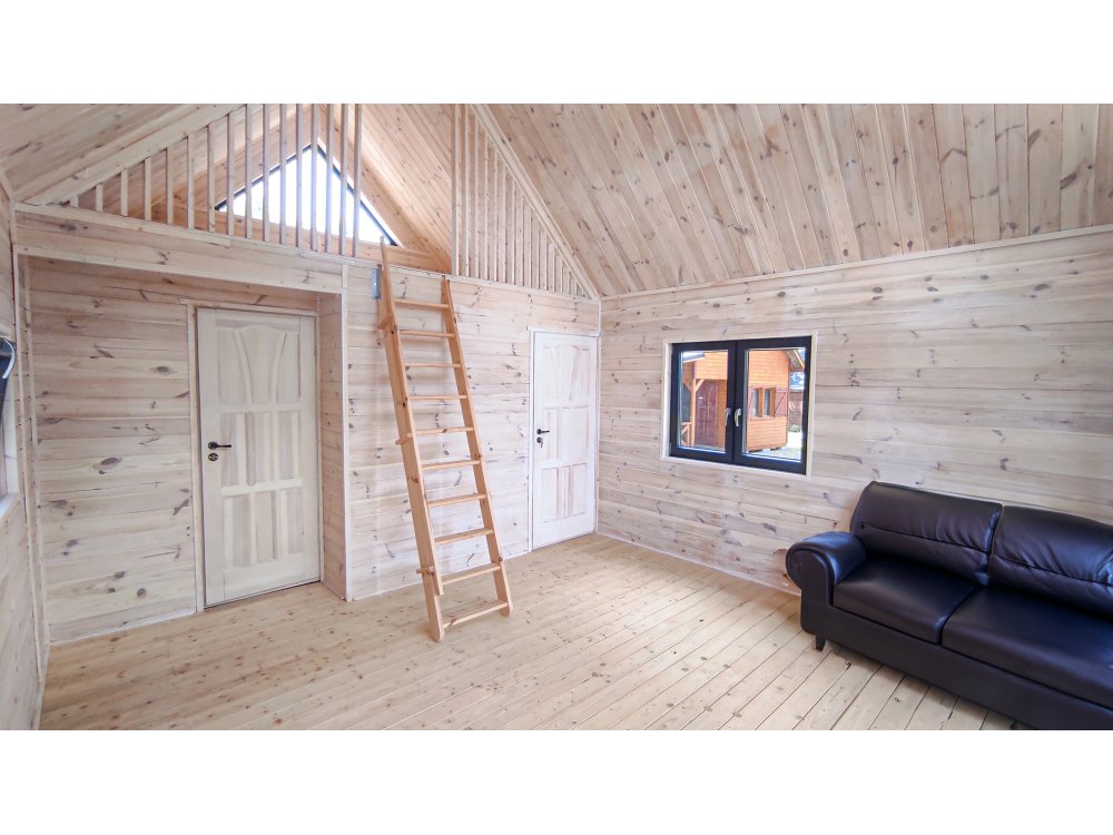 Loftwood koka māja A2 un A3 4,5 × 6,5 m | 35 m²