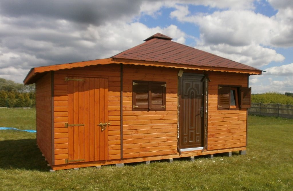 Garden Shed N4 (4m x 4m) + Storeroom