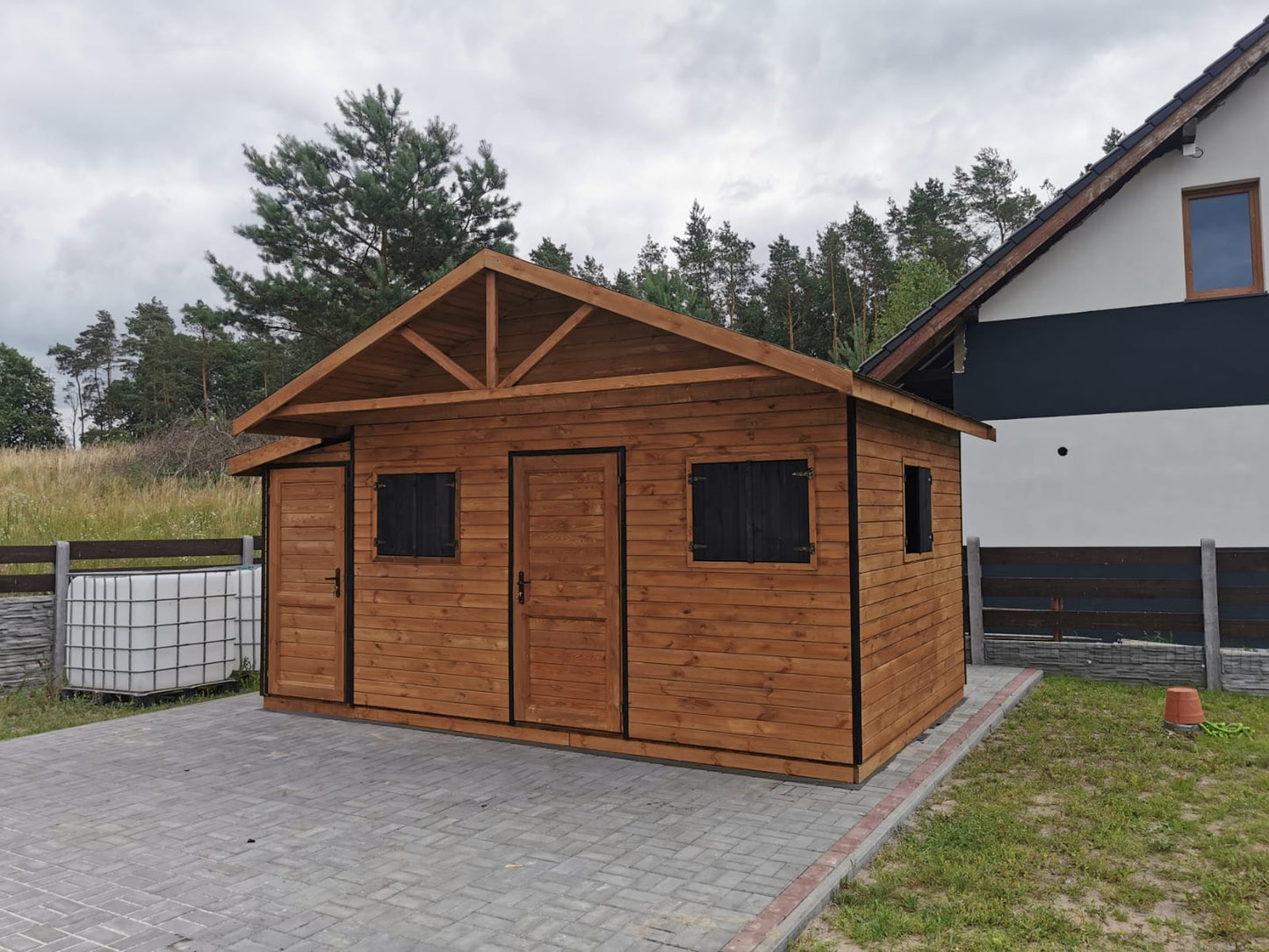 Garden Shed N5 (3m x 3m) + Storeroom