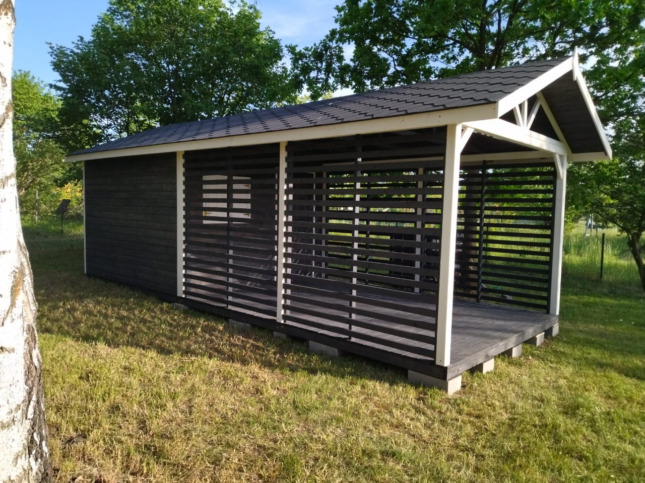 Garden Shed N5 (4m x 4m) + Terrace