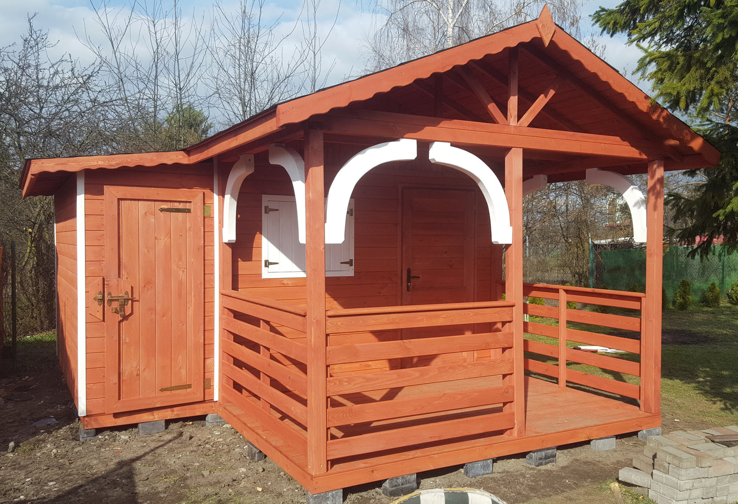 Garden Shed N5a (3m x 3m) + Terrace + Storeroom