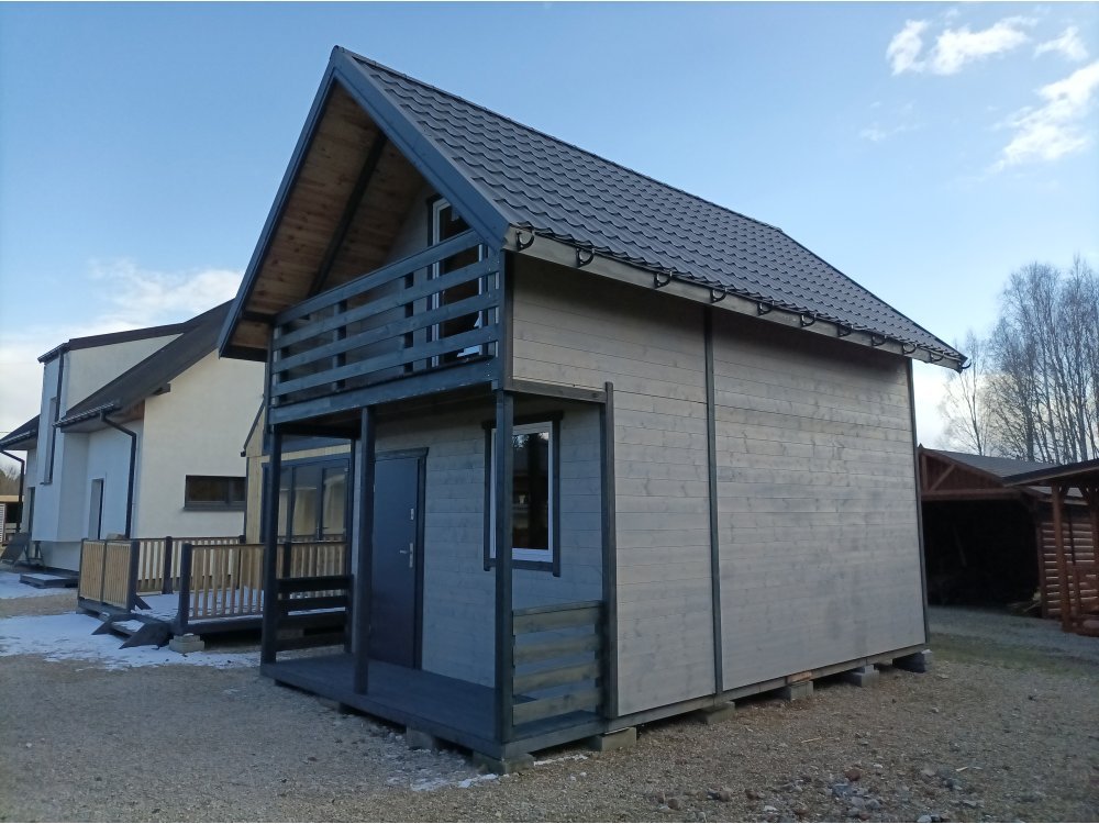 Rowan koka māja 16-30m²