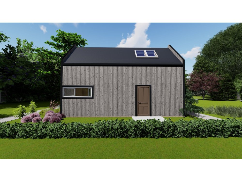 Rowan Vista koka māja – 4 x 8,5 m | 32,5 m²