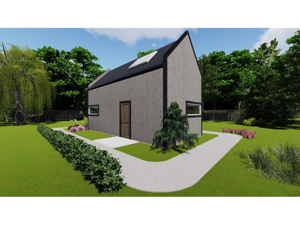 Rowan Vista koka māja – 4 x 8,5 m | 32,5 m²