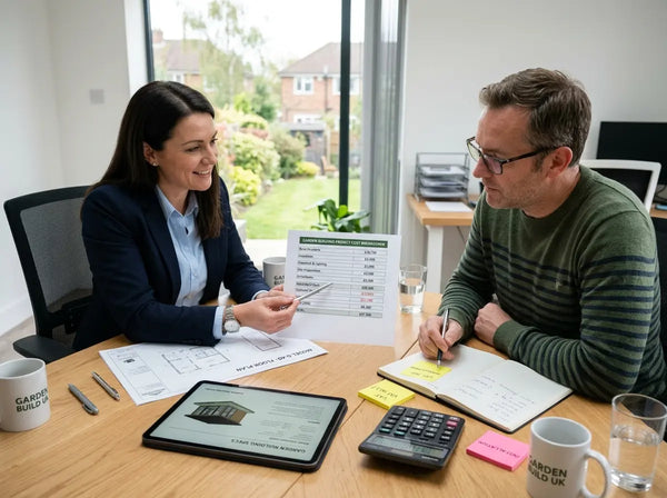 Garden building cost consultation in the UK
