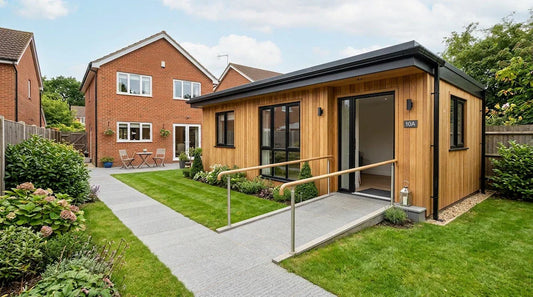 Garden annex for elderly parents in Milton Keynes