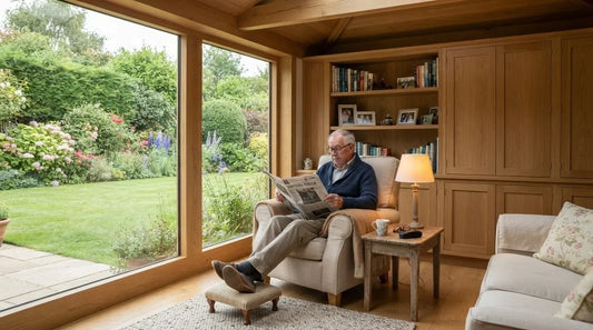 Garden room for elderly parents in the UK