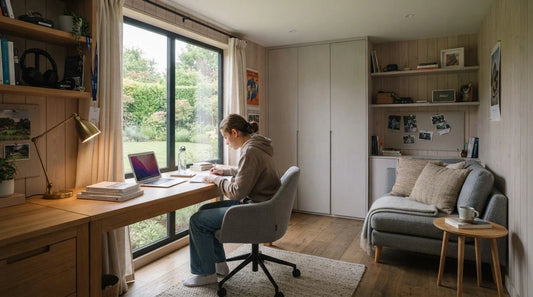 Teen garden room in the UK for study and rest