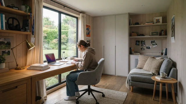Teen garden room in the UK for study and rest
