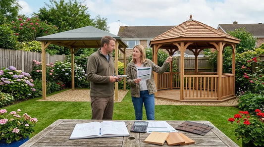  Wooden gazebo cost planning in a UK garden
