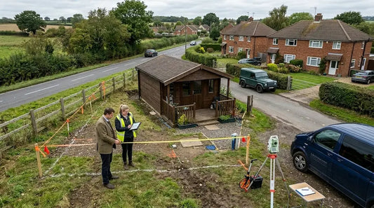 Retail cabin planning assessment on a UK roadside site