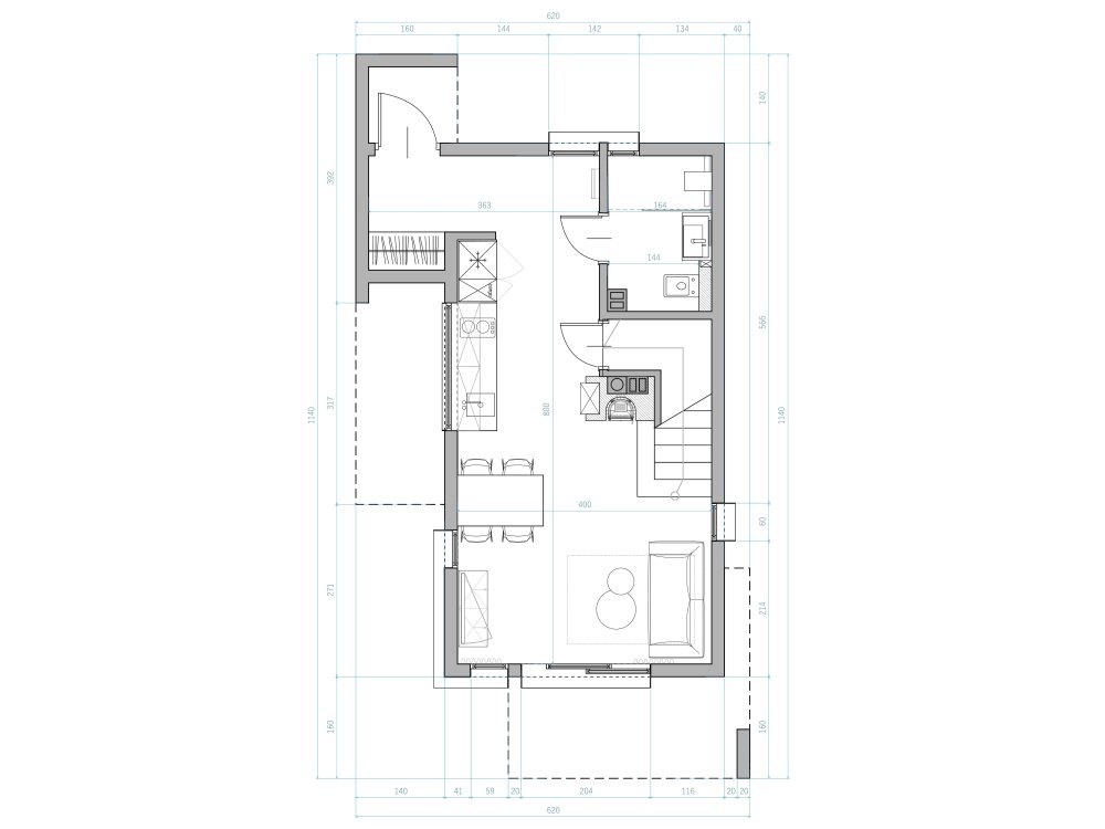 Acacia Premium Summer House – 5.8 x 8.4m | 45.89m²