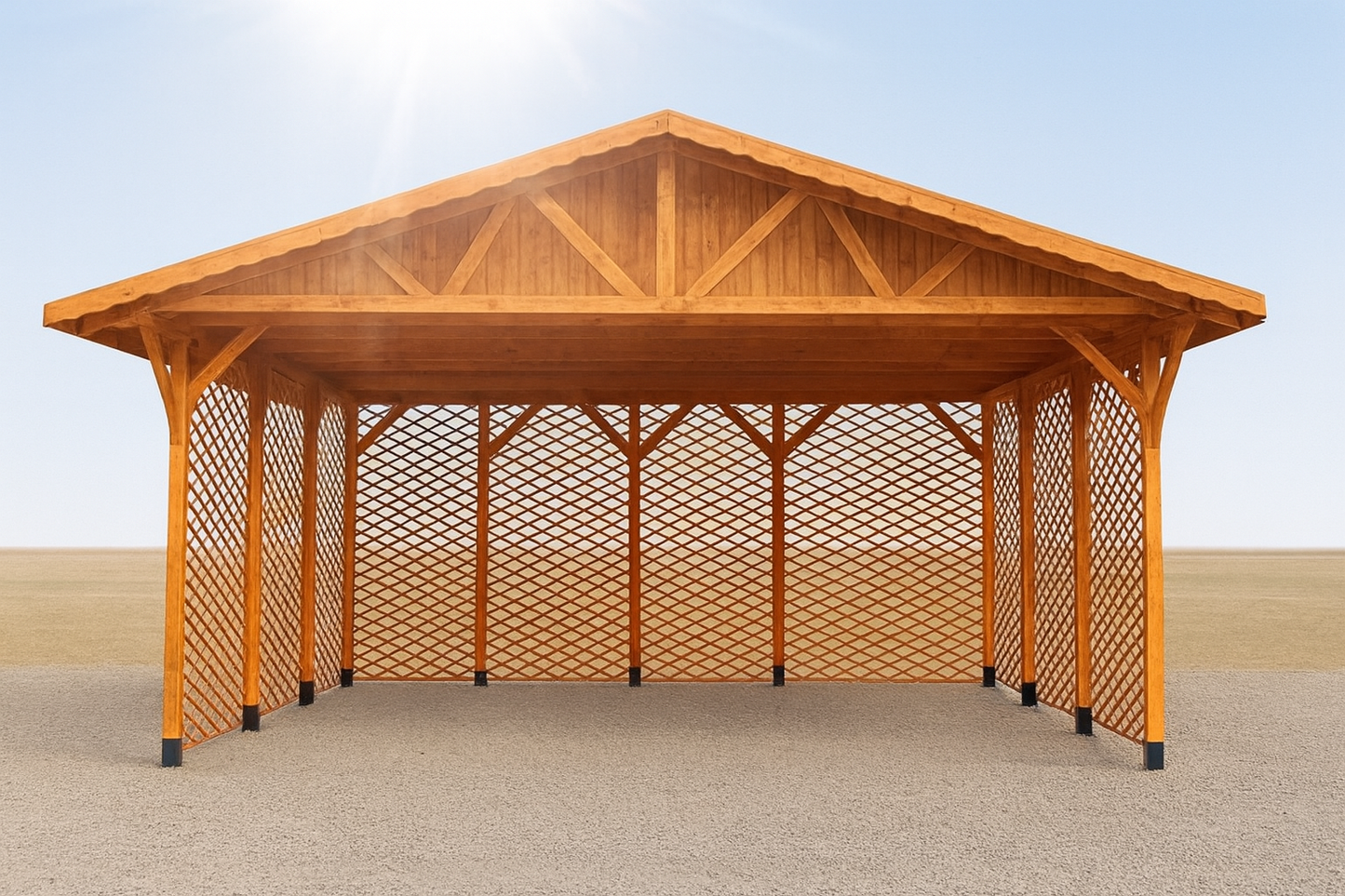 Two-Bay Carport WD4 – 6×5 m