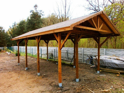 Single-Bay Carport WJ8 – 3×6 m