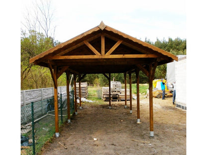 Single-Bay Carport WJ8 – 3×6 m