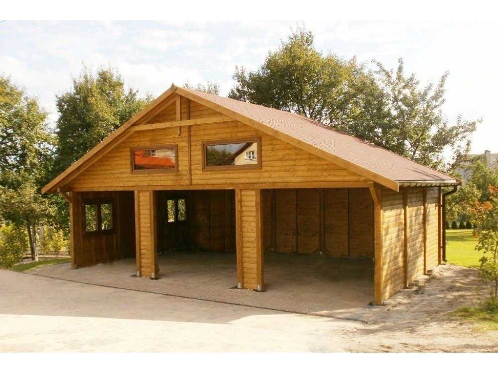 Three-Bay Carport WT2 – 9×5.5 m
