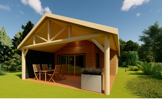 Crocus Wooden House – 6 × 11m | 38.67 m²