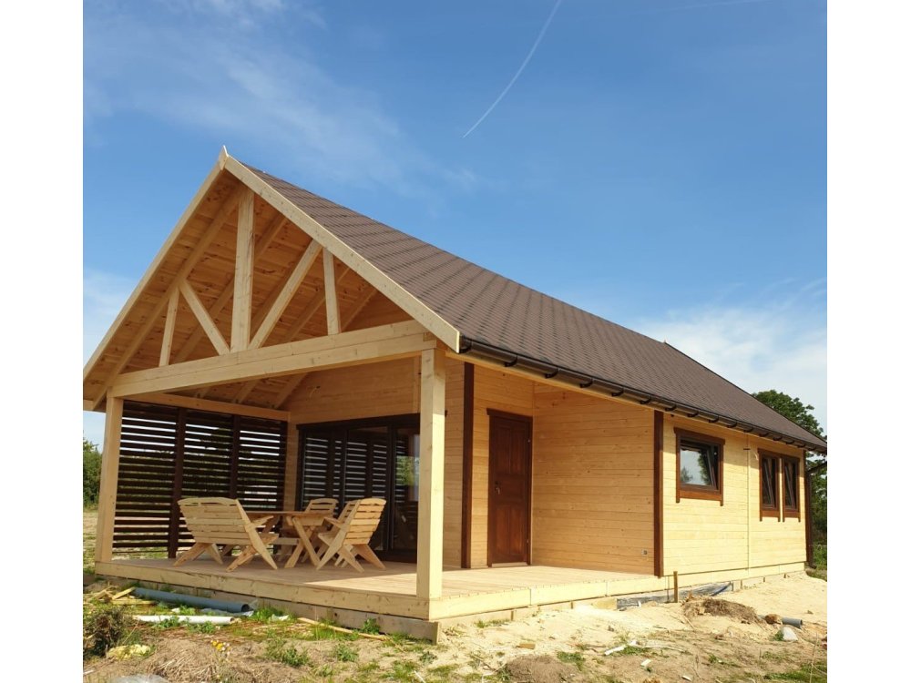Crocus Wooden House – 6 × 11m | 38.67 m²