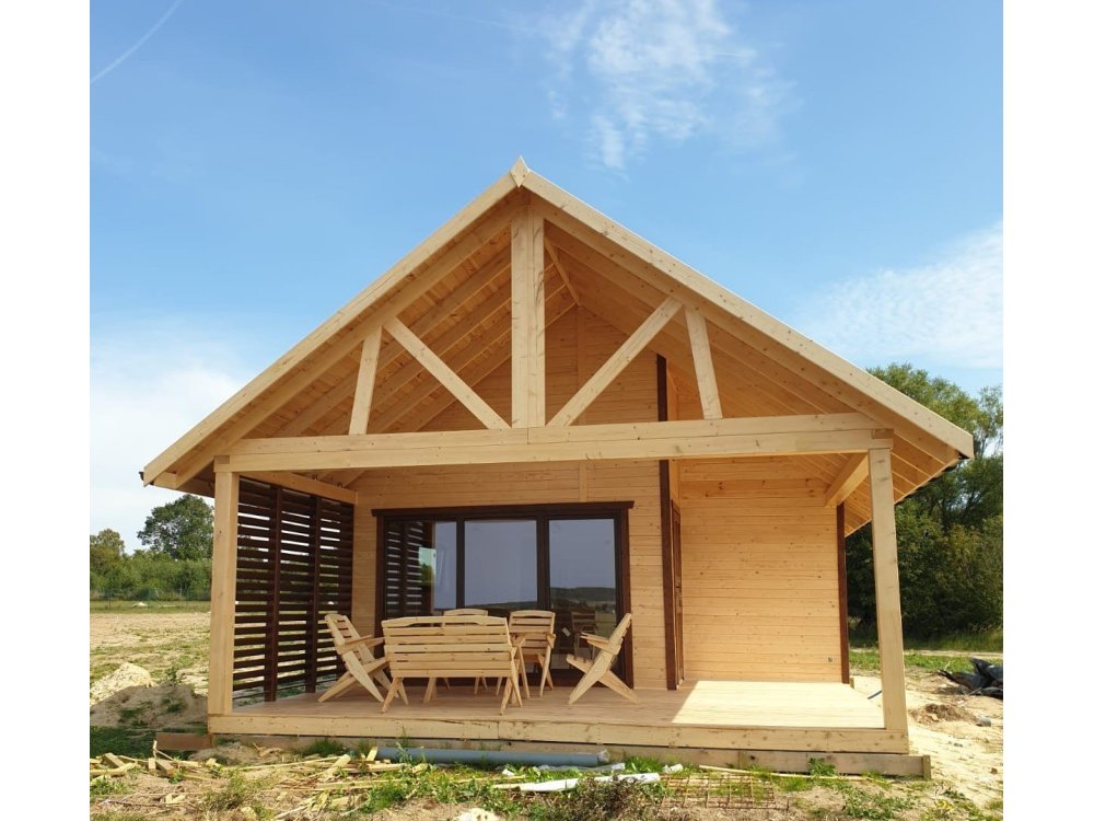 Crocus Wooden House – 6 × 11m | 38.67 m²