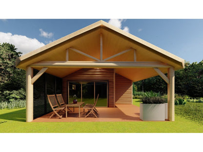 Crocus Wooden House – 6 × 11m | 38.67 m²