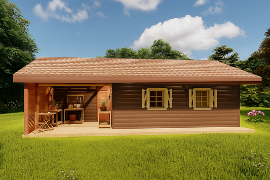 The Elmsworth Wooden House – 5 × 11m | 38.05 m²