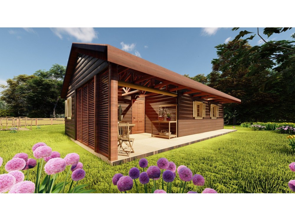 The Elmsworth Wooden House – 5 × 11m | 38.05 m²