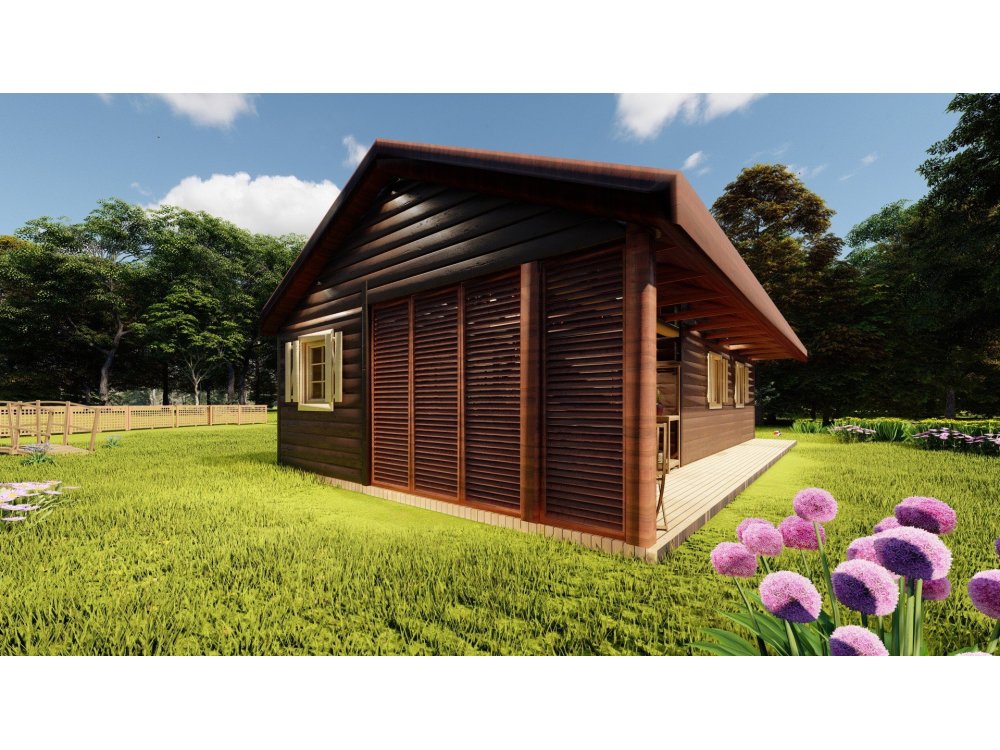 The Elmsworth Wooden House – 5 × 11m | 38.05 m²