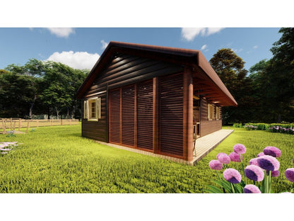 The Elmsworth Wooden House – 5 × 11m | 38.05 m²