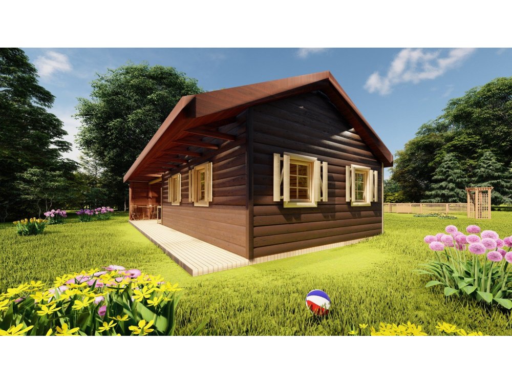 The Elmsworth Wooden House – 5 × 11m | 38.05 m²