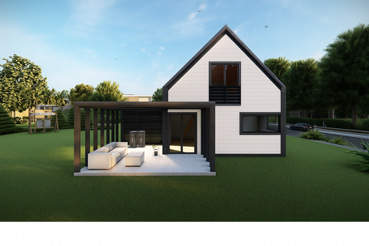 Hazelwood Wooden House – 6 x 8.5m | 51.10m²