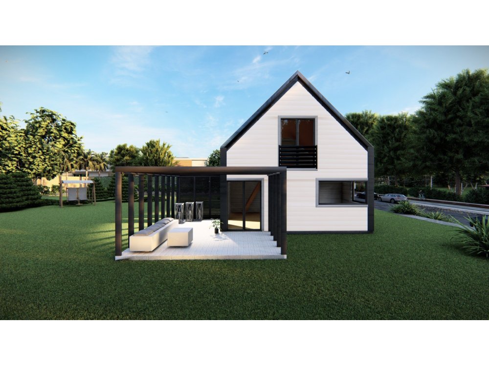 Hazelwood Wooden House – 6 x 8.5m | 51.10m²