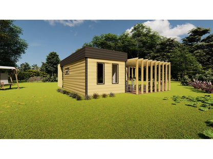 Lindenwood koka māja – 6 x 8,65 m | 30,37 m²