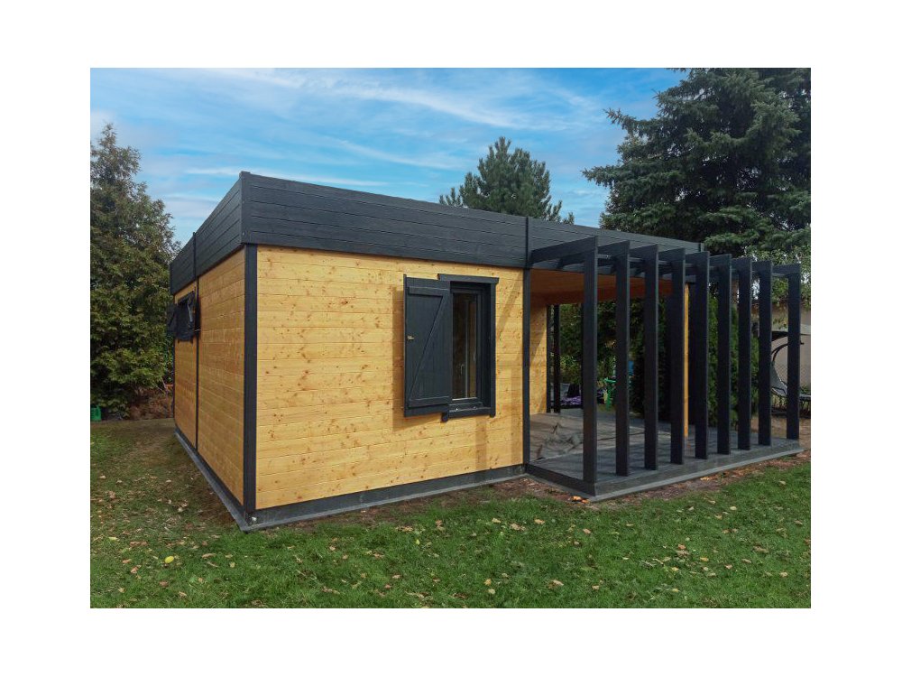 Lindenwood koka māja – 6 x 8,65 m | 30,37 m²