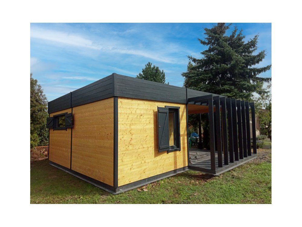 Lindenwood koka māja – 6 x 8,65 m | 30,37 m²